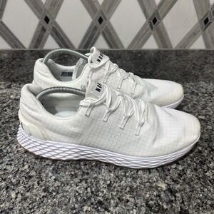 Nobull Ripstop Runner Shoes Mens Size 11.5 White Athletic Running CrossFit